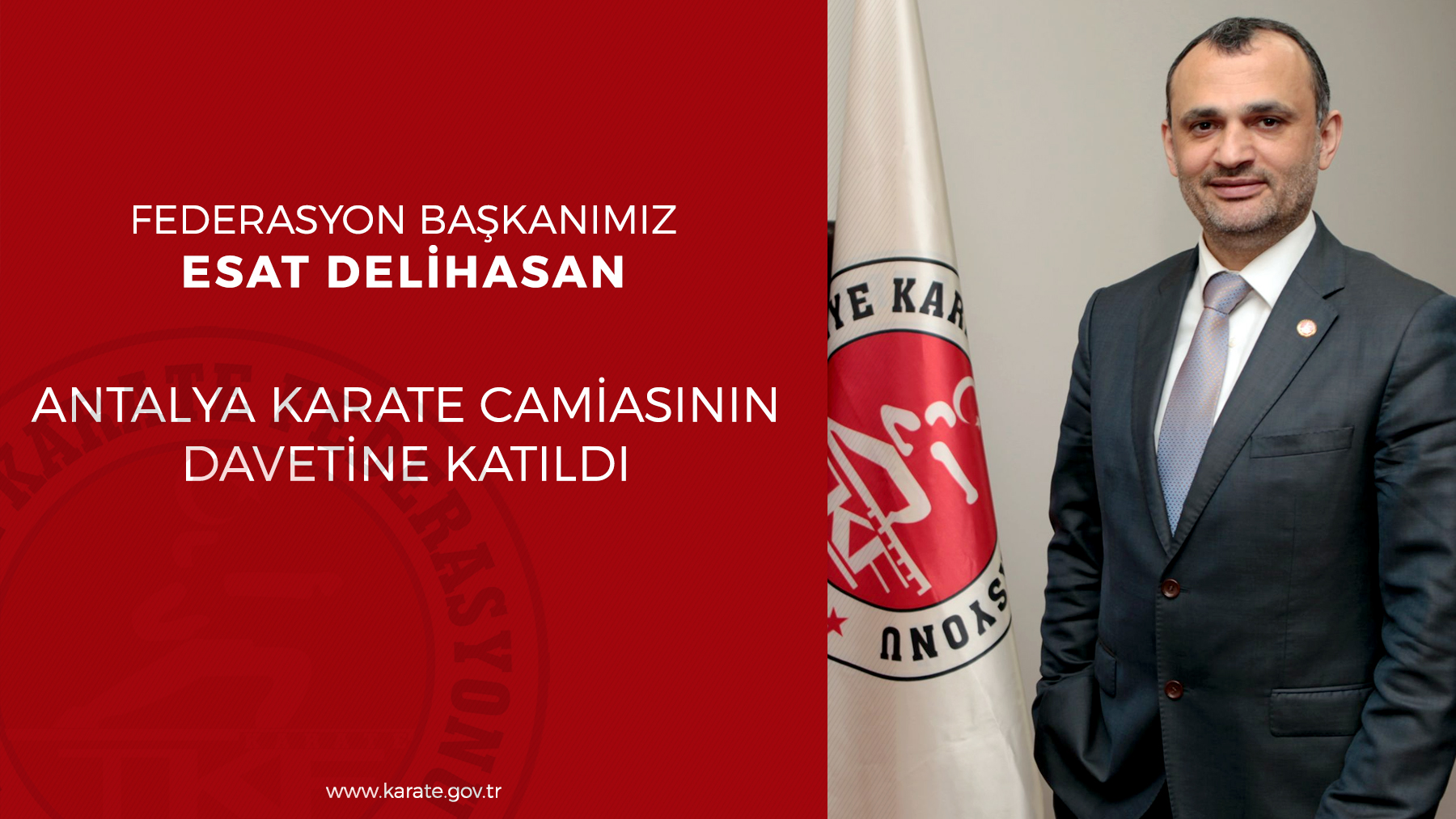 Antalya camiası Başkan Esat Delihasan'ı ağırladı