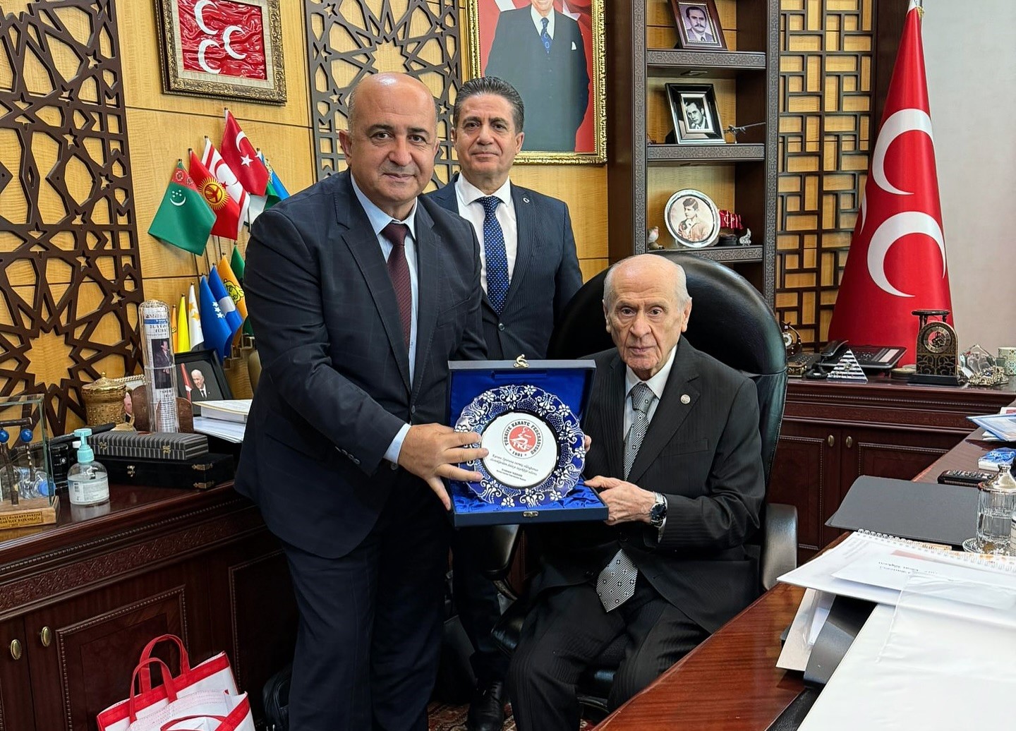 Federasyon Başkanımız Ercüment Taşdemir'den Sayın Devlet Bahçeli'ye Ziyaret